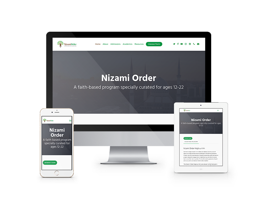 Nizami Order Website
