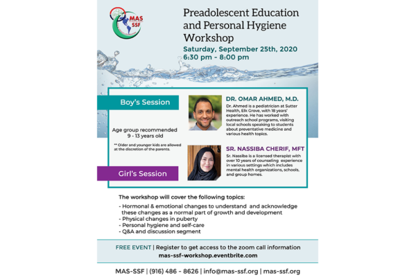 preadolescent education and personal hygiene workshop
