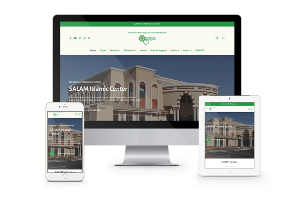 SALAM Islamic Center Website Redesign