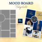 Mood Board Template PSD